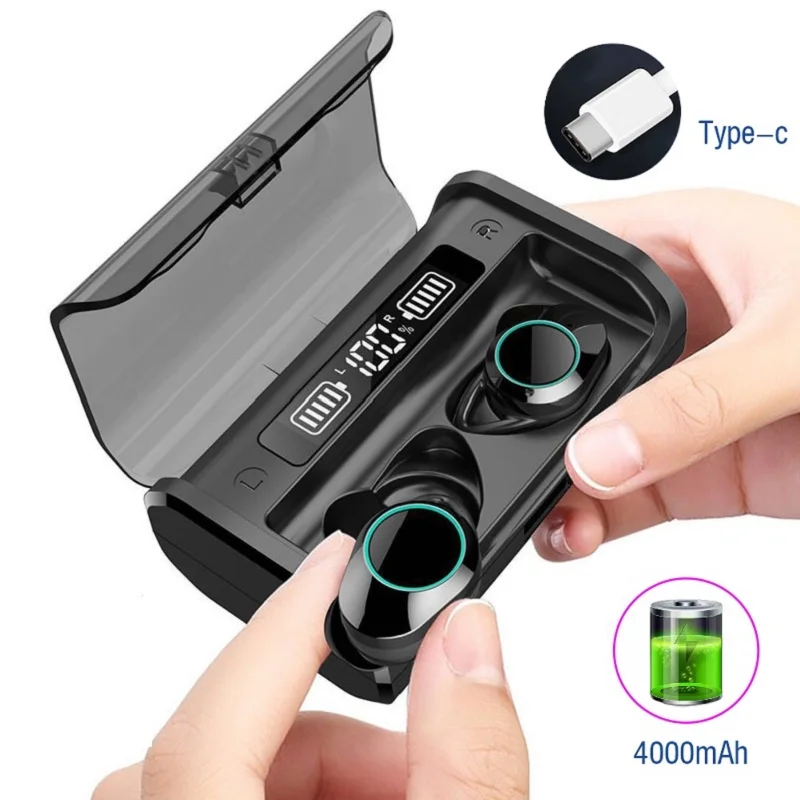 Беспроводные наушники G06 со светодиодным дисплеем Bluetooth 5 0 TWS стерео с
