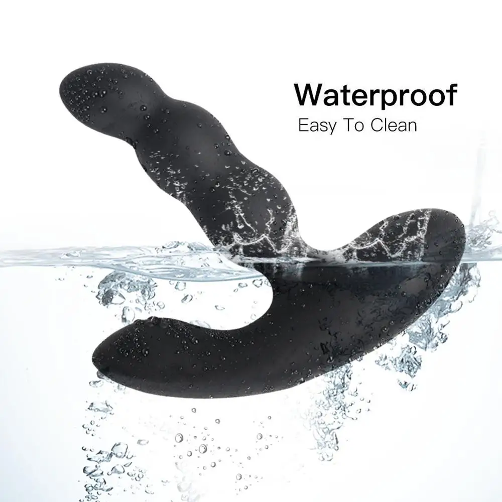 LEVETT Prostate Massager Vibrator Ass Sex Toys For Men Silicone Anal Plug Gay Male Beads Vibrating Butt Adult Masturbator | Красота и