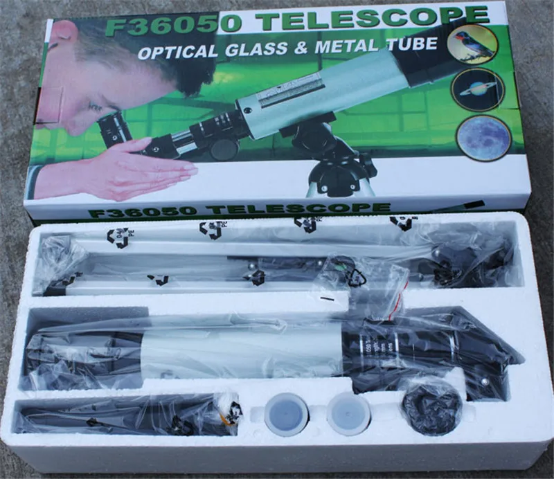 F36050M наружный Монокуляр рефракционный астрономический телескоп с портативным