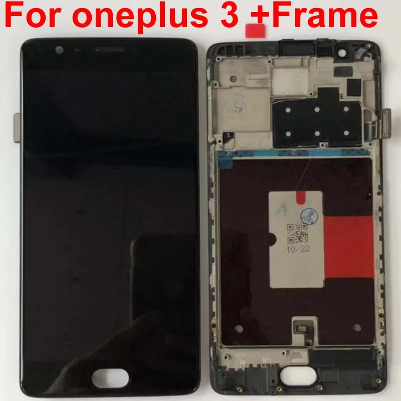 Оригинальный протестированный Amoled экран + сенсорная панель дигитайзер с рамкой