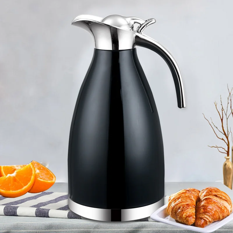 

Stainless Steel Vacuum Insulation Pot Household Large Capacity Thermos Large Capacity Thermos European Style Thermos Bottle