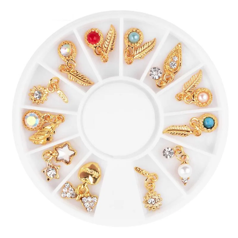 Addfavor украшения для ногтей очаровательные ювелирные изделия хрустальный сплав