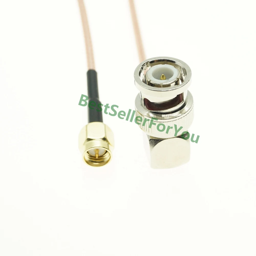 

Коаксиальный Кабель BNC с прямоугольным штекером на разъем SMA RF, соединительный кабель RG316 с перемычкой и отверстием FPV