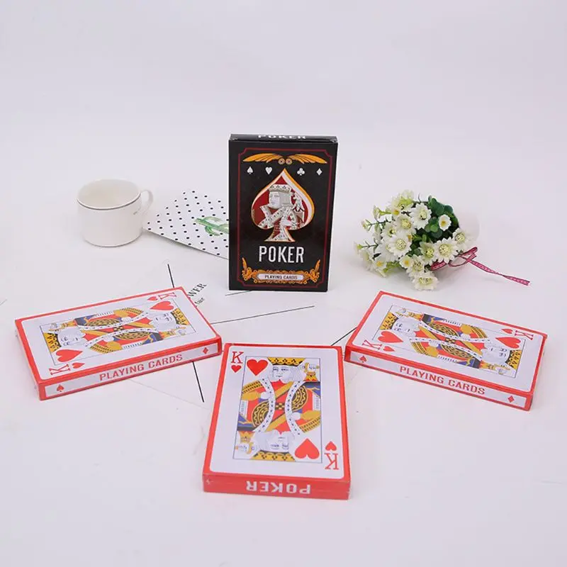 1 комплект красные к большие игральные карты Волшебные реквизиты гигантские