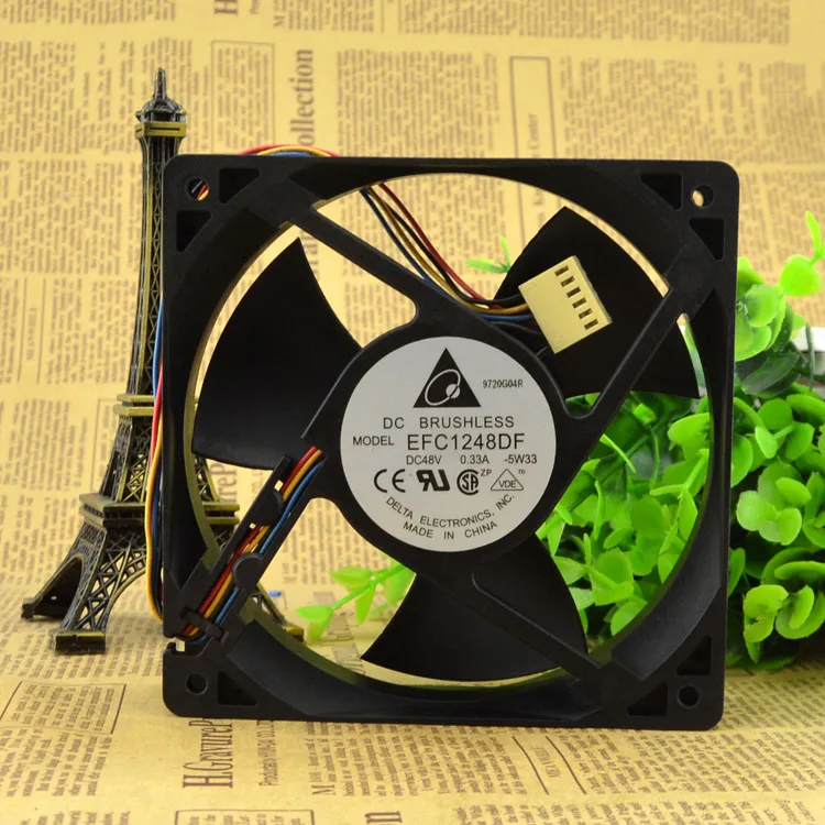 

& /Delta 12032 48V 0.33A 12cm Four-Wire Fan EFC1248DF