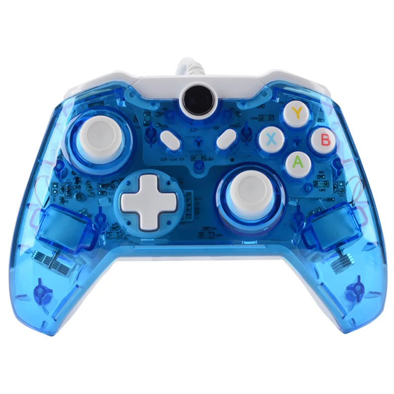 Blue USB проводной контроллер для microsoft Xbox One контроллер геймпад для Xbox One для Windows PC джойстик - Цвет: Blue