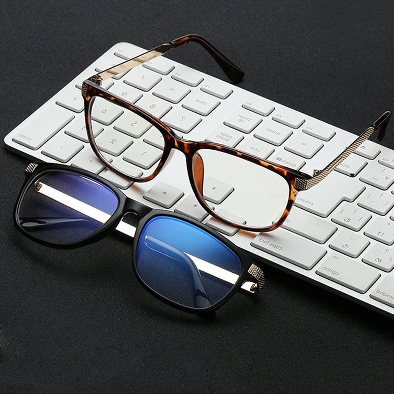 Seemfly классические очки в квадратной оправе для женщин и мужчин металлические