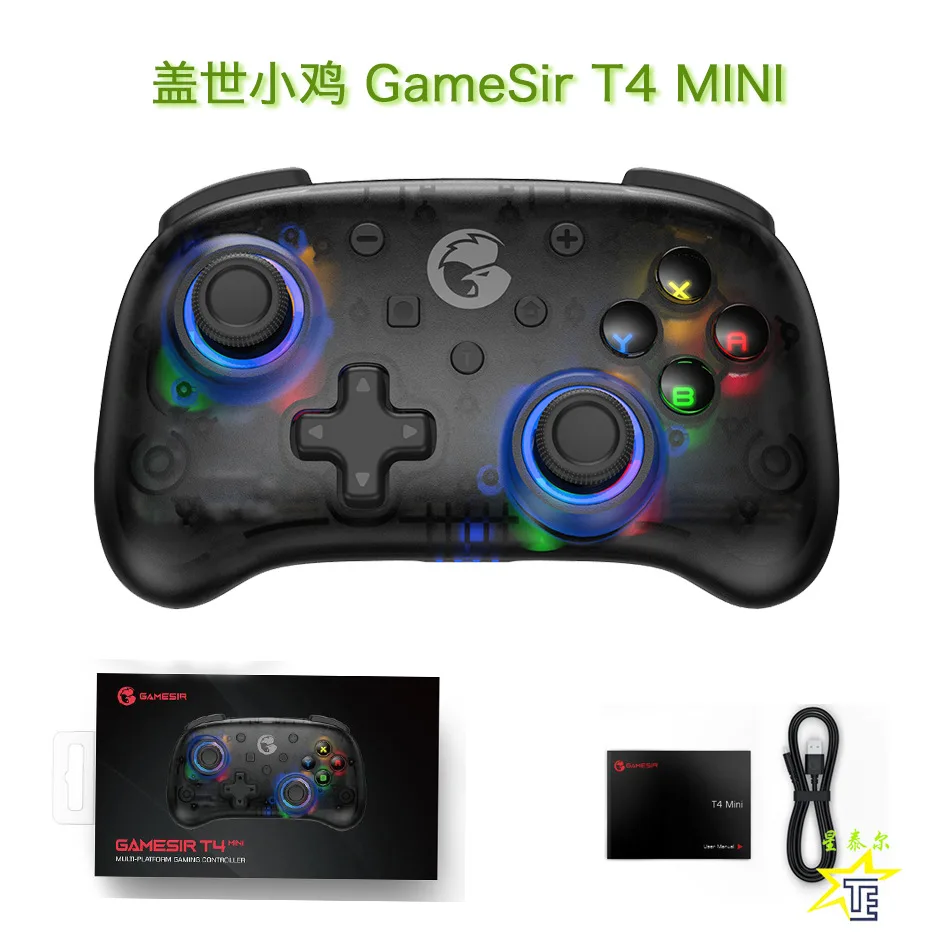 

Gaishi Chicken Gamesir T4mini Wireless Joystick Colorful Switch PC Hid MFI Game Console Ps4 Games Ps5 Gamepad for Pc Gamepads