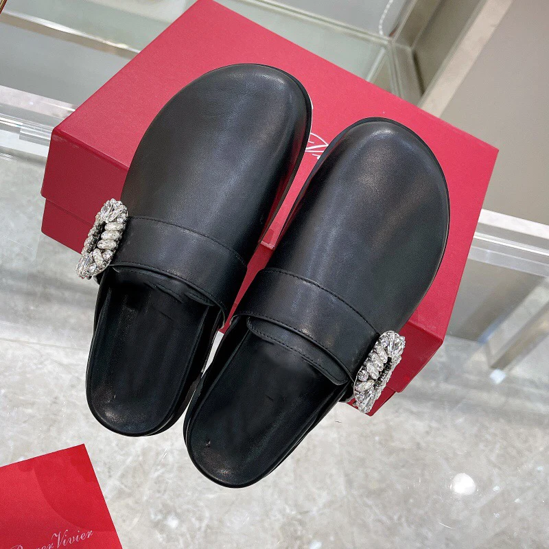 

Fashion Slipper Women Shoes Outdoor Crystal Comfortable Round Toe Slip-on Female Sandals Spring/Autumn