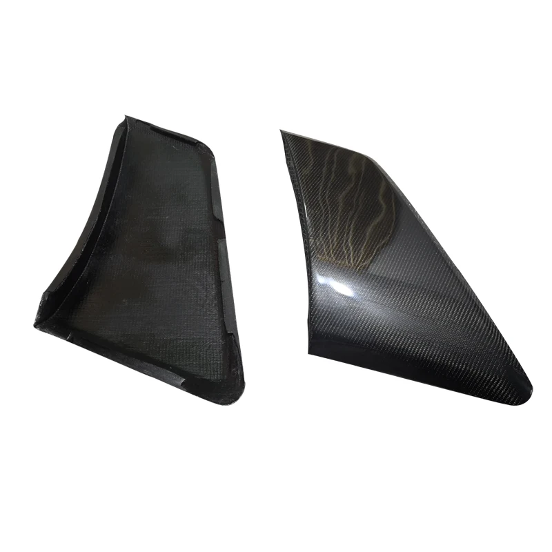 Углеродное волокно задний крылья декоративной отделкой сбоку совки для Ford Mustang