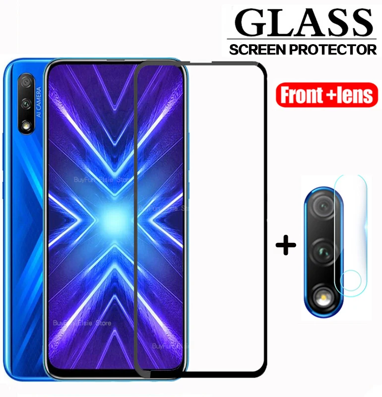 Стеклянная пленка для объектива камеры 2 в 1 honor 9x Премиум Защитная экрана 6 59 дюйма