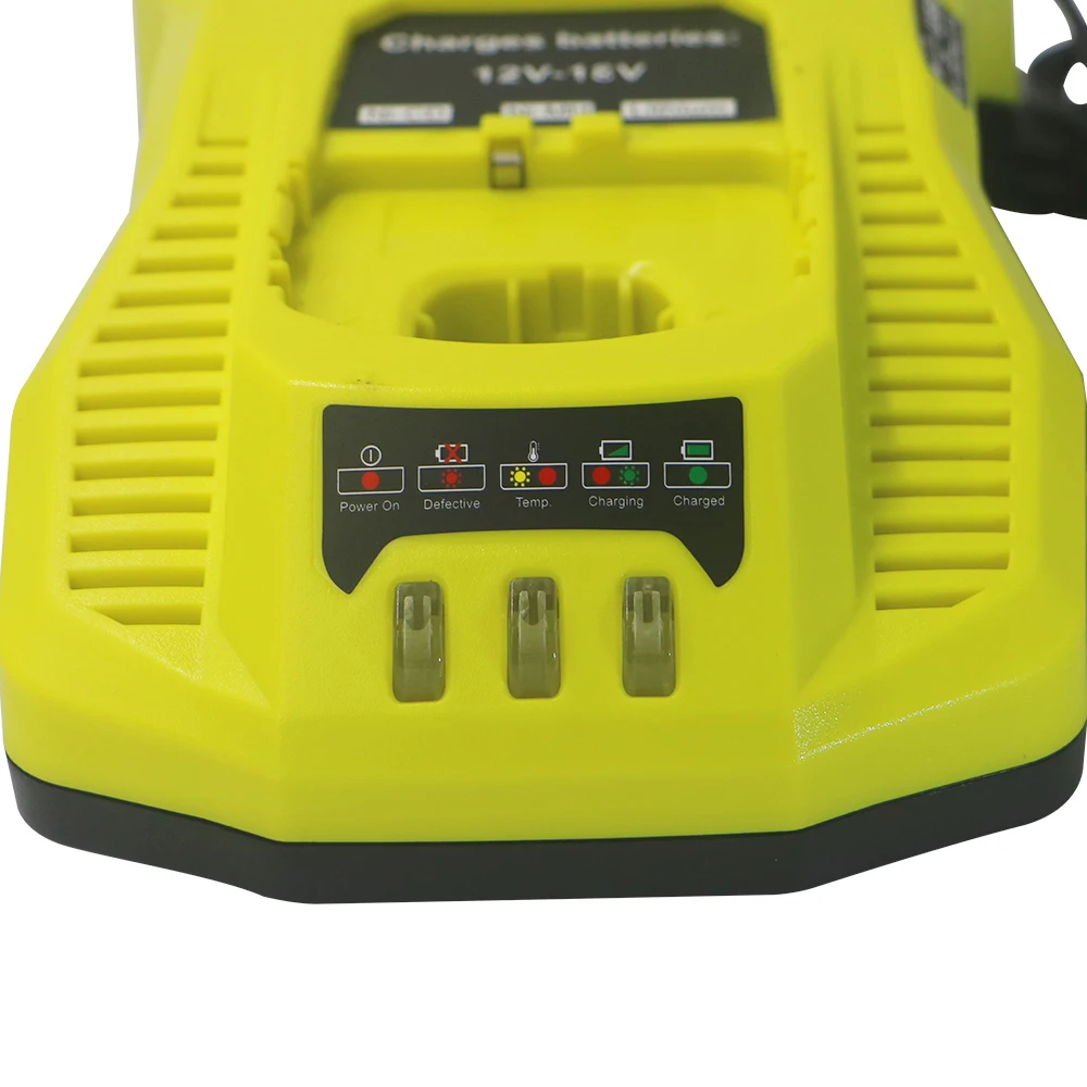 

P117 Charger for 3A 12V 14.4V 18V NI-CD NI-MH Li-ion Battery for Ryobi P102 P107 P108 BPL1820 P102 with USB 5V input 110-240V