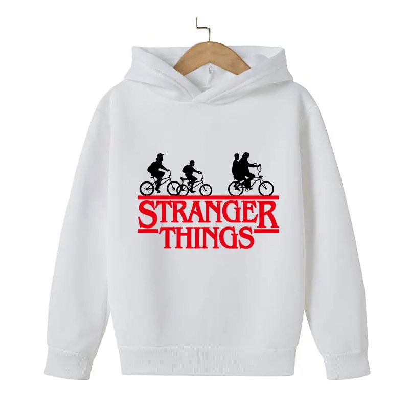 

stranger things Autumn Outdoor Hoodies Sweatshirt Children's clothing Clothes for teenagers Children's Outerwear boys girls