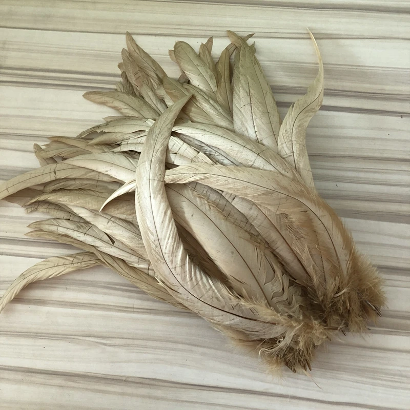 Оптовая продажа 100 шт. натуральные светильник вые петушиные хвостовые перья 25 30