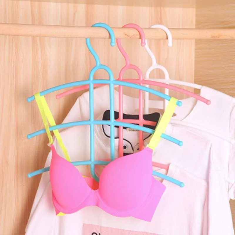 3-слойная пластиковая вешалка в форме рыбьей кости крючок держатель для одежды