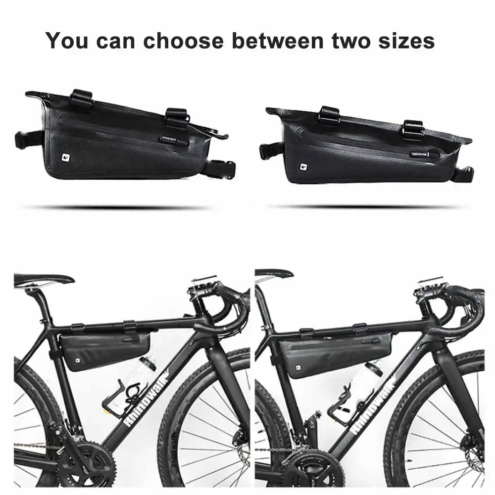 

Rhinowalk Bicycle Bag Bike Beam Pocket TPU Triangle Frame Bag Cycling Accessories Tool Hanging Storage Holder Outdoor