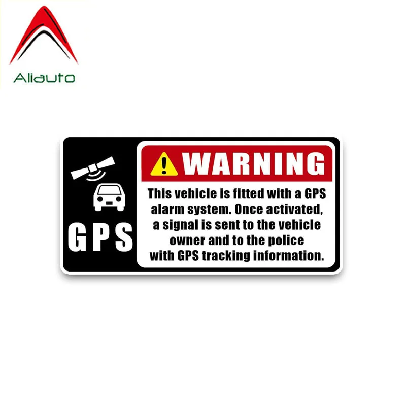Цветная заметная Автомобильная наклейка Aliauto с GPS защитой от солнца влаги