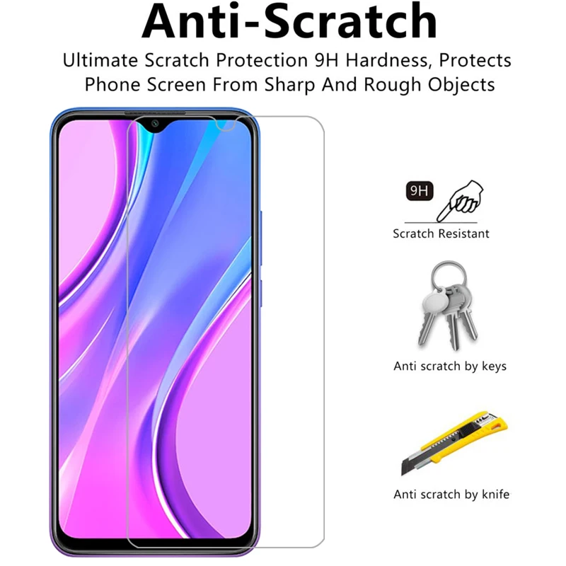 Защитное стекло для xiaomi redmi 9 закаленное | Мобильные телефоны и аксессуары