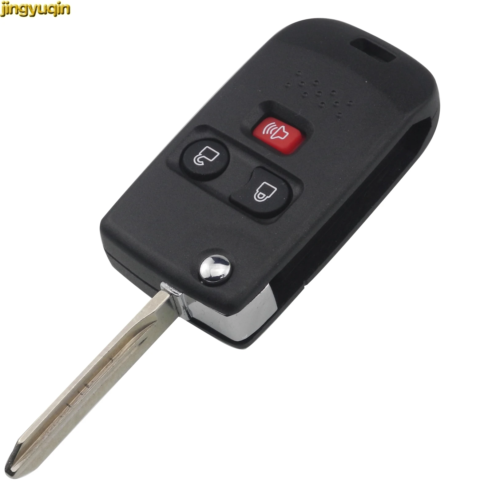 Jingyuqin 3 Buttons Remote Floding Flip Car Key Shell FOB For 2001 2011 Ford Mercury for Mazda Switchblade Modify Styling|Ключ от авто| |
