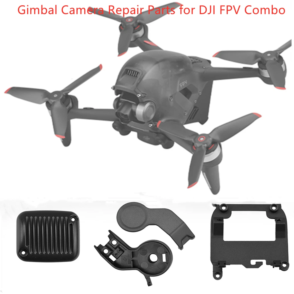 

Gimbal Camera Repair Parts for DJI FPV Combo Gimbal Auxiliary Shaft Arm Cover Back Cap Shock Absorber Bracket Drone Accessories