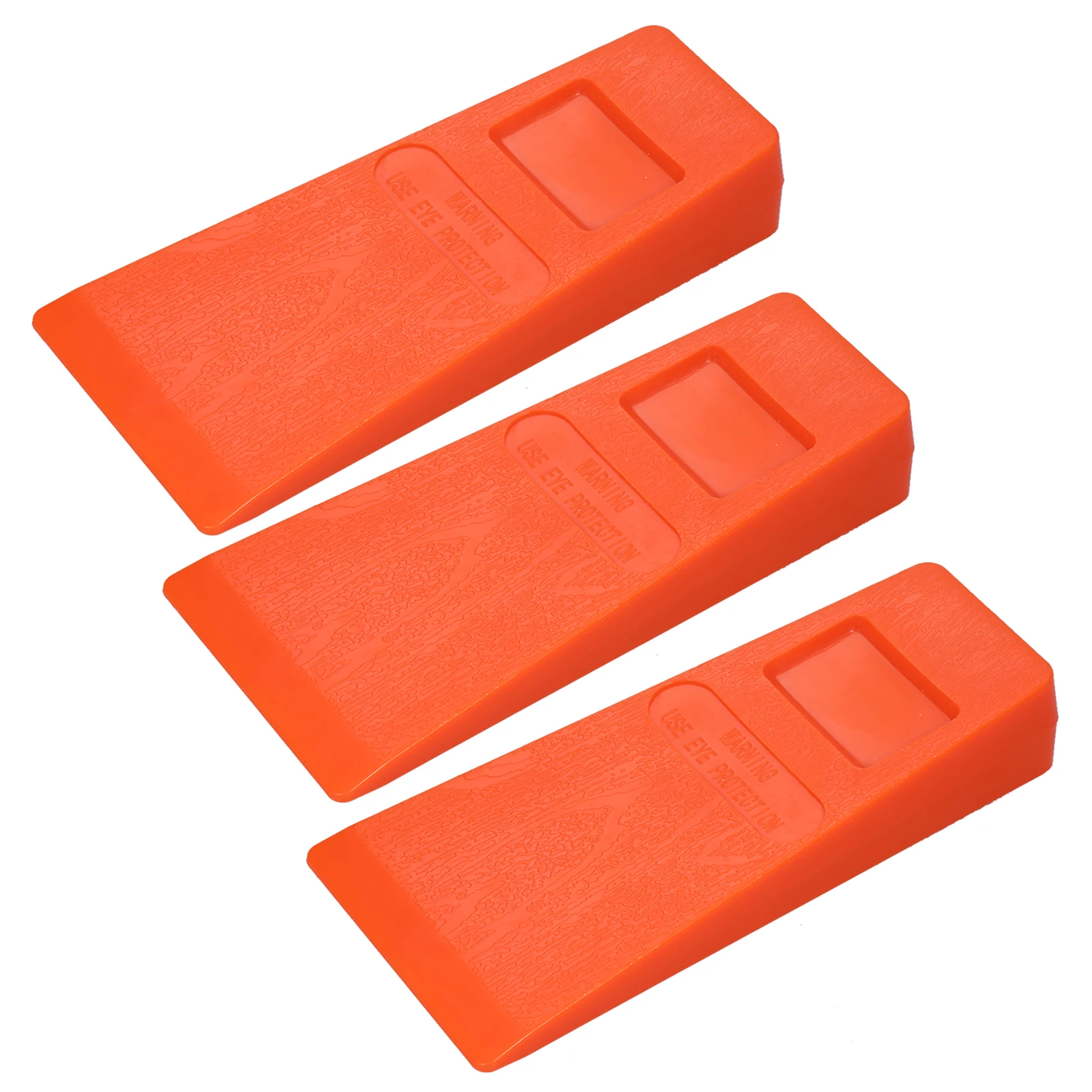 

4Pcs 14cm Orange Plastic Felling Wedge Felled Chock Tree Cutting Wedge Spiked Wedge Woodcutting Tool