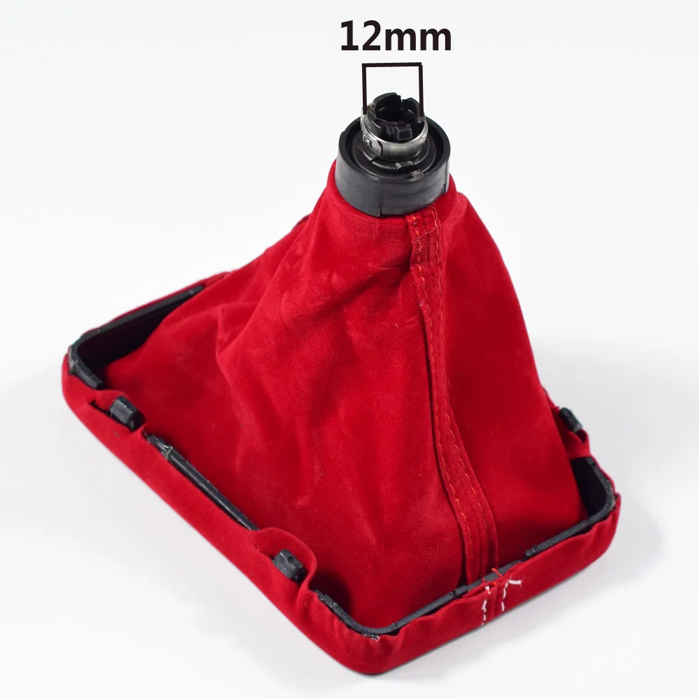 

Suede Leather Shifter Car Inner Gear Shift Shifter Knob with Boot Cover 5 6 Speed Handle For Audi A3 S3 8V S-line 2014-2020