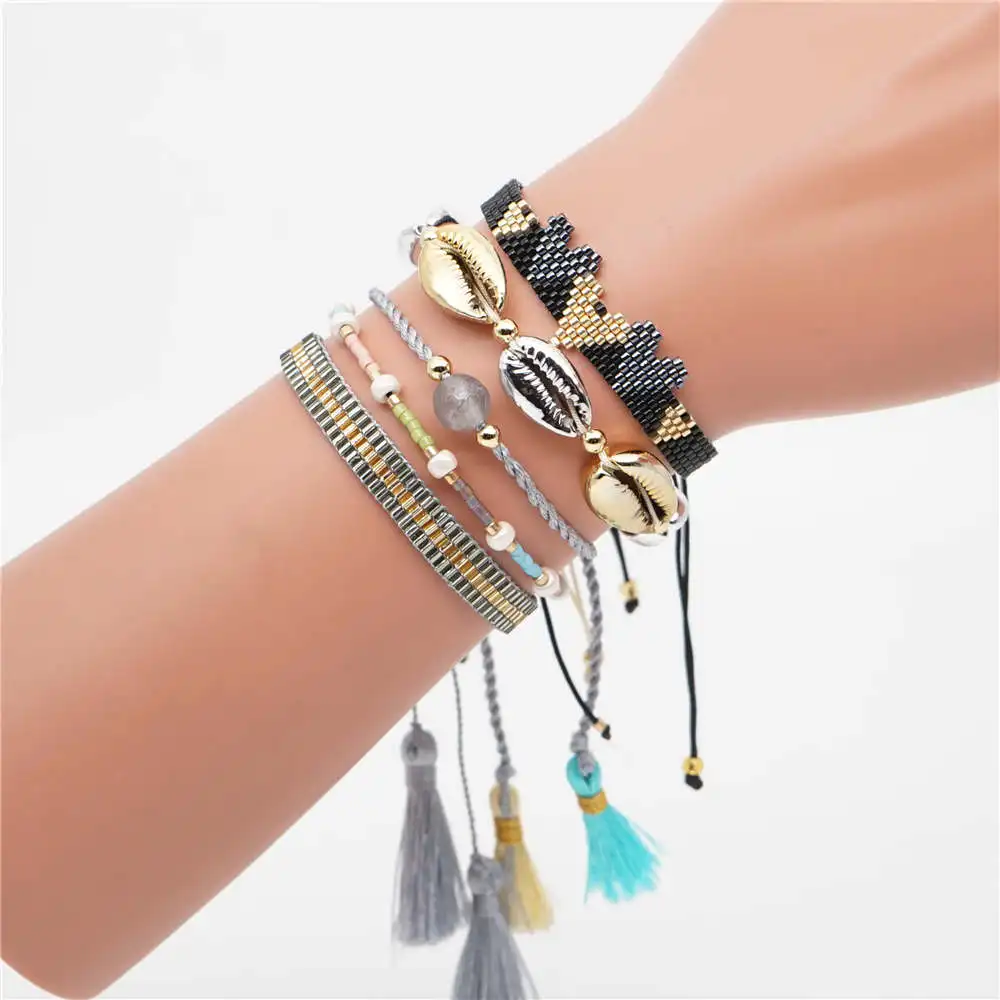 Go2boho MIYUKI 3D Сердце браслет для женщин Любовь ювелирные изделия Pulseras Mujer Moda браслеты на запястье Hadndmade ткацкий станок Бисер для женщин прополка