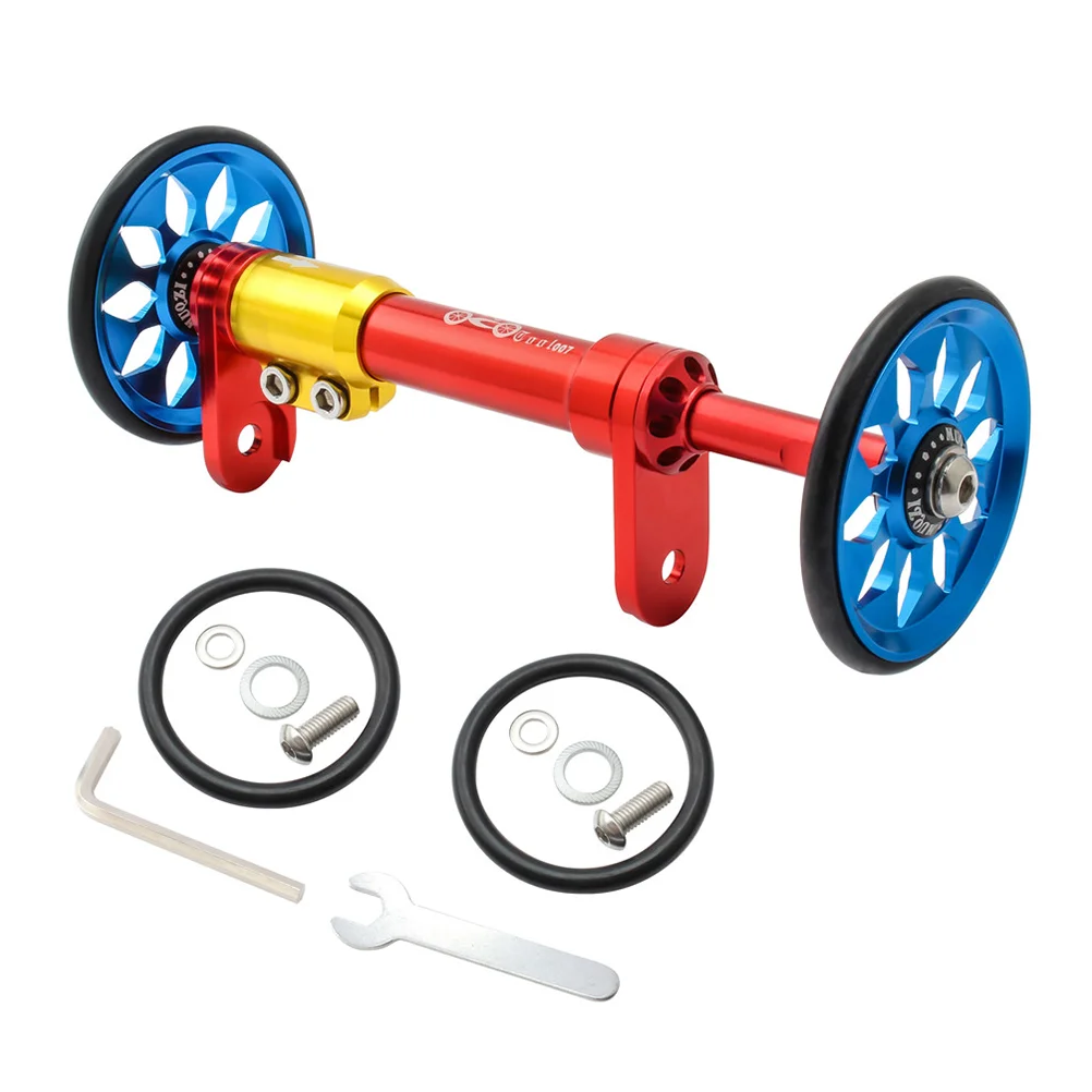 

1 комплект складных удлинительных стержней для легкого колес, совместимых с велосипедом Brompto