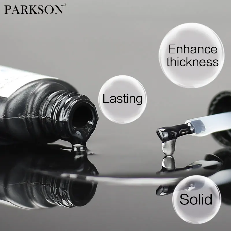 Parkson No Wipe Top Coat Base Coat Nail Gel polish Design Enhancer Varnish Semi Permanent Soak Off UV LED Nail Art Tool images - 6