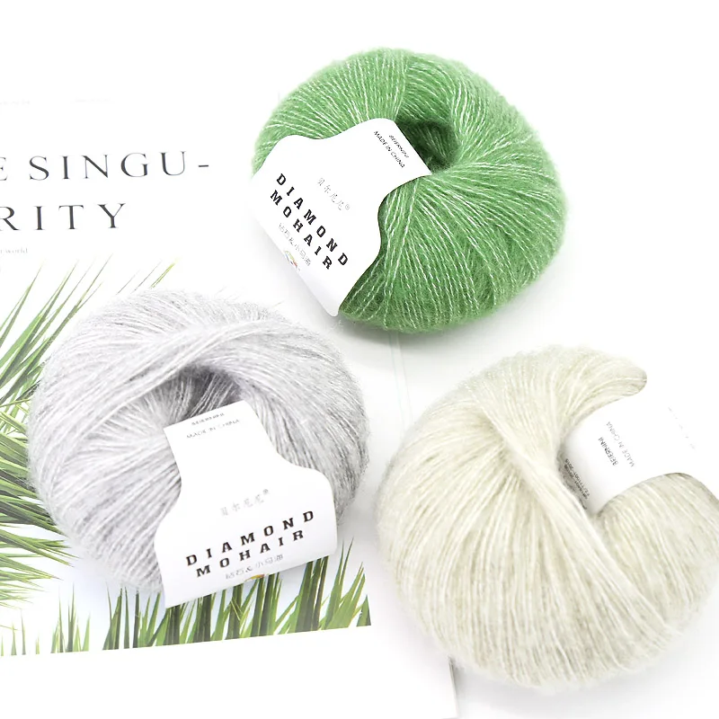 20 шт. мохеровая пряжа для вязания крючком приятная Кожи Детская шерстяная нить