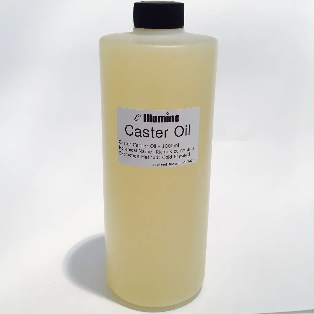 Castor Base Oil Ricinus Communis L.Oils 1000ml Natural Cold-pressed