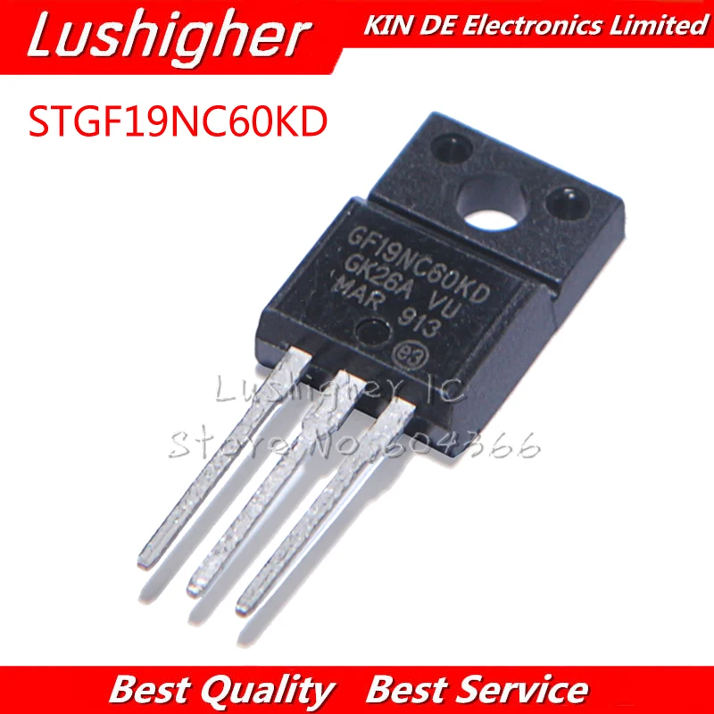 10 шт. STGF19NC60KD TO 220F GF19NC60KD TO220F STGF19NC60 19NC60 220 600V 19A|Интегральные схемы| |