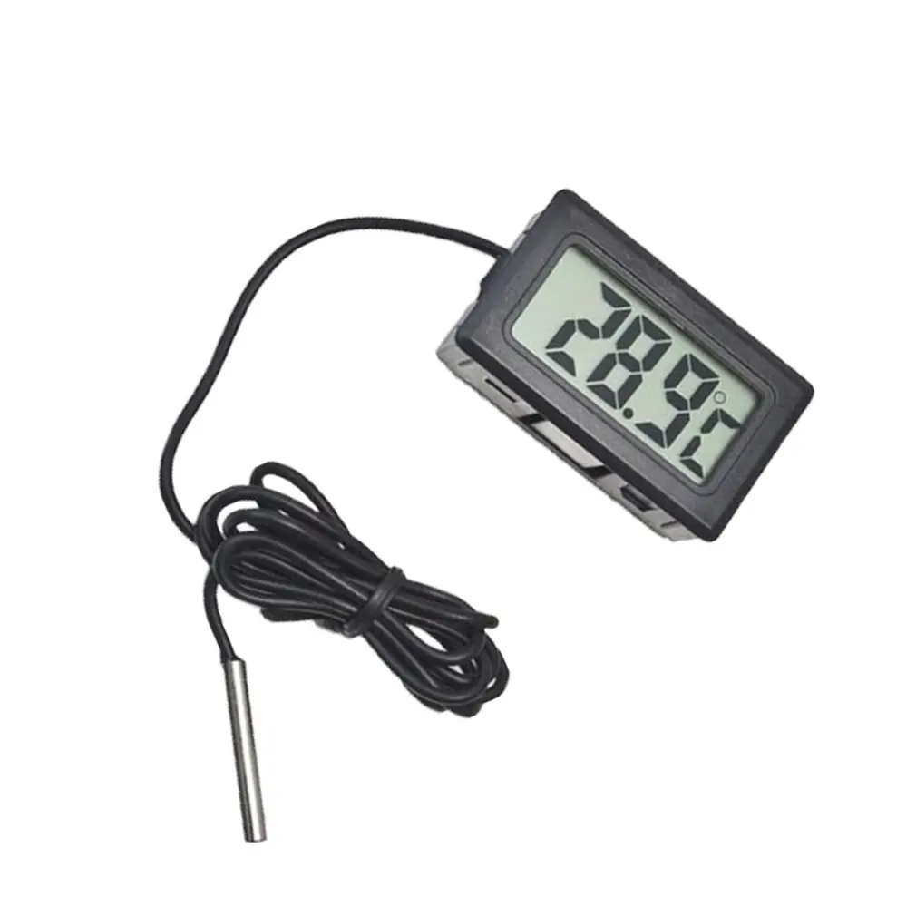 Цифровой ЖК-Встроенный электронный термометр для морозильной камеры кулер