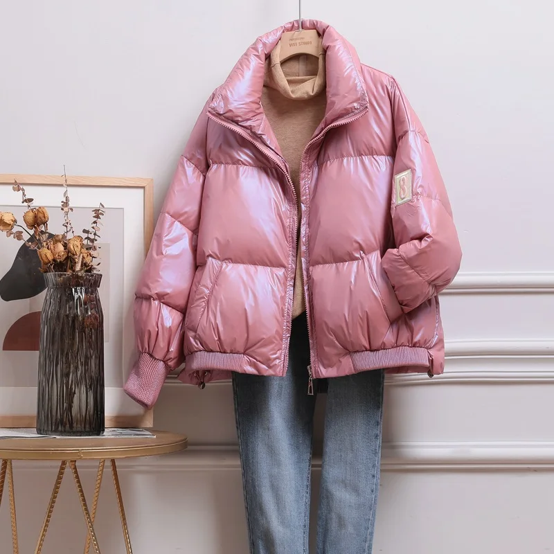 

Winter Down Jacket Women Short Jackets Stand Collar Warm Autumn Slim Coat for Female Casual Tops winter jackets ZYF0011