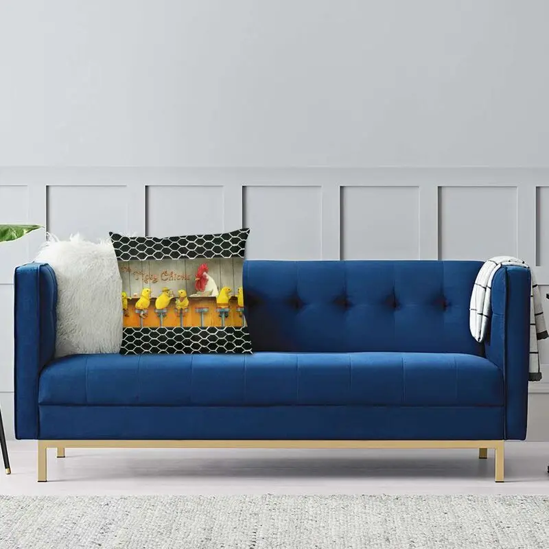 Модная наволочка для подушки tiцыплят и петуха домашняя декоративная 3D