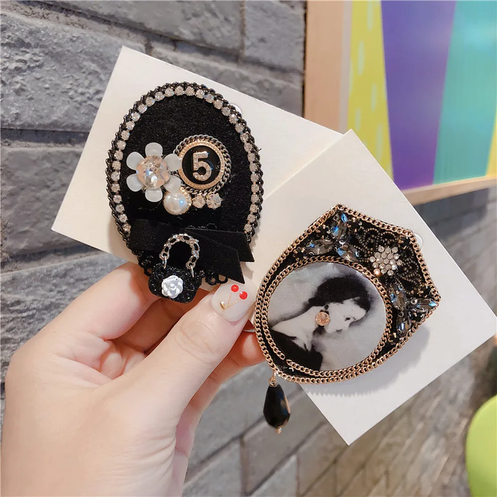 Женская Брошь с имитацией жемчуга брошь из ткани цветами и кисточками ювелирное