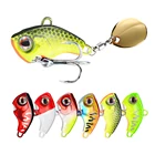 1 шт. вращающаяся металлическая Вибрирующая Приманка VIB, блесна, ложка, рыболовные приманки 9 г, 13 г, 16 г, 22 г, джигги для форели, зимняя искусственная рыба