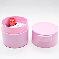 matte fashion eyelash glue storage tank container adhesive stand activated carbon sealed storage jar with private logo