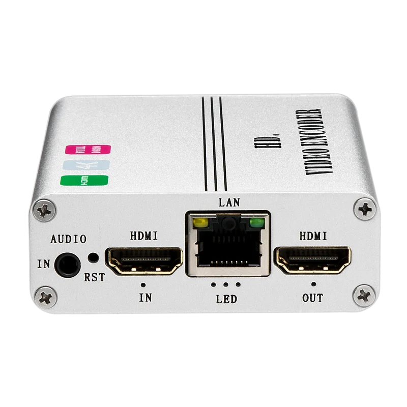 Кодировщик HWCODEC K1S P POE 4K UHD HDMI IP для прямой трансляции видео кодировщик H.264 H.265 IPTV с