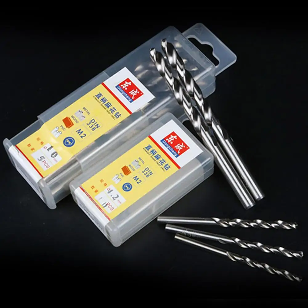 Окр 10 шт. бурильные сверло с цилиндрическим хвостовиком ручная дрель сверла по