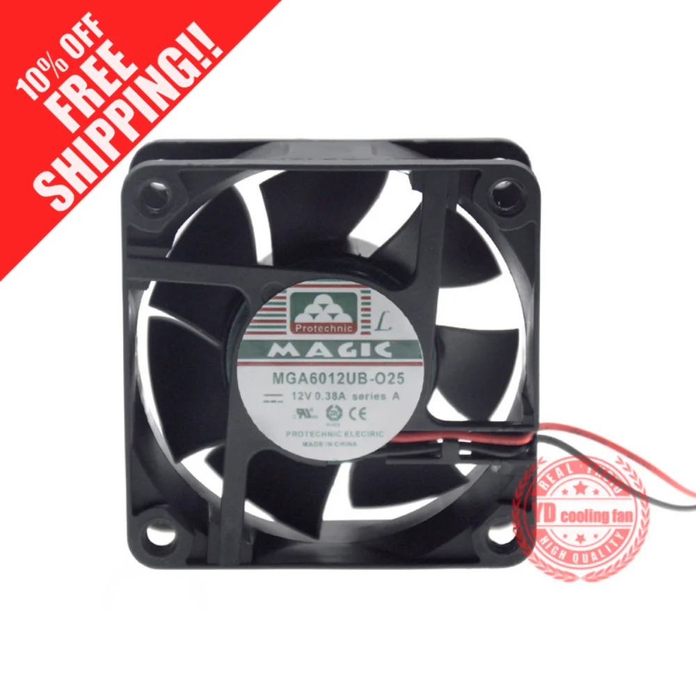Новый Protechnic Magic MGA6012UB O25 6025 12V 0.38A Вентилятор охлаждения| |