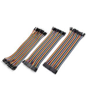Перемычка Dupont 10 см, 20 см, 30 см, провод для arduino Dupont, перемычка для кабеля, медный провод штырь-штырь, гнездо-штырь, провод arduino
