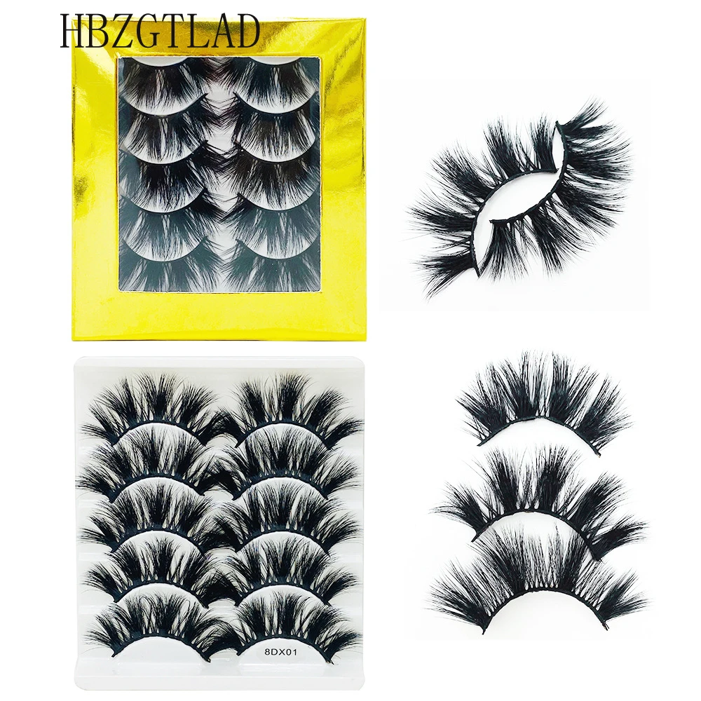 5 пар объемные ресницы из норки 25 мм | Красота и здоровье