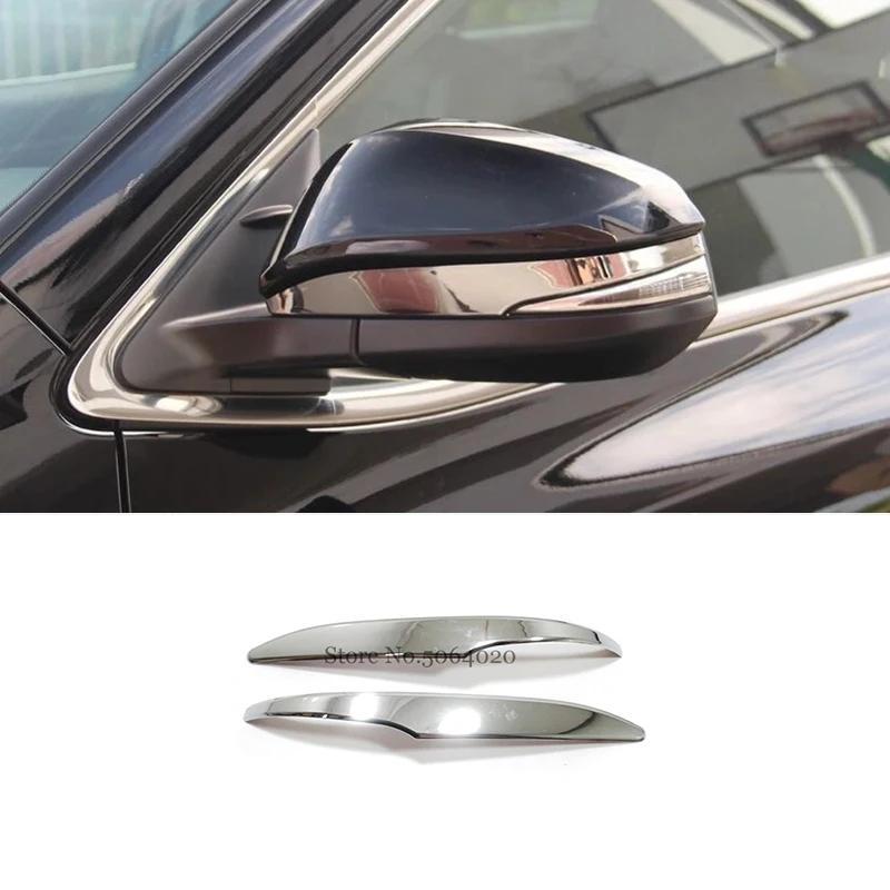 

Аксессуары для Toyota Esquire 2019, ABS Chrome, декоративная полоса для зеркала заднего вида, накладка, наклейка, Стайлинг автомобиля, 2 шт.