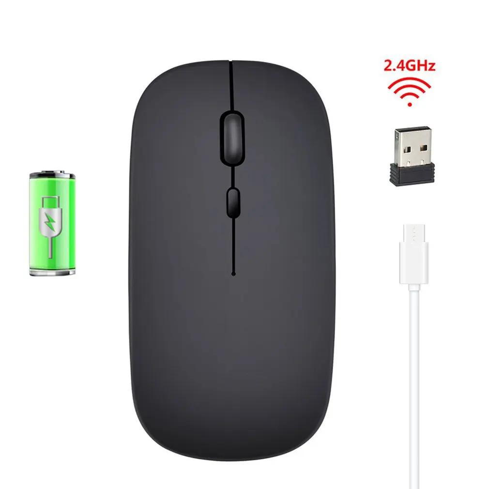 

Wireless Mouse 2.4Ghz USB RGB Bluetooth 5.2 Mouse Wireless Computer Silent Mouse LED Backlit Ergonomic Gaming Mouse For Laptop