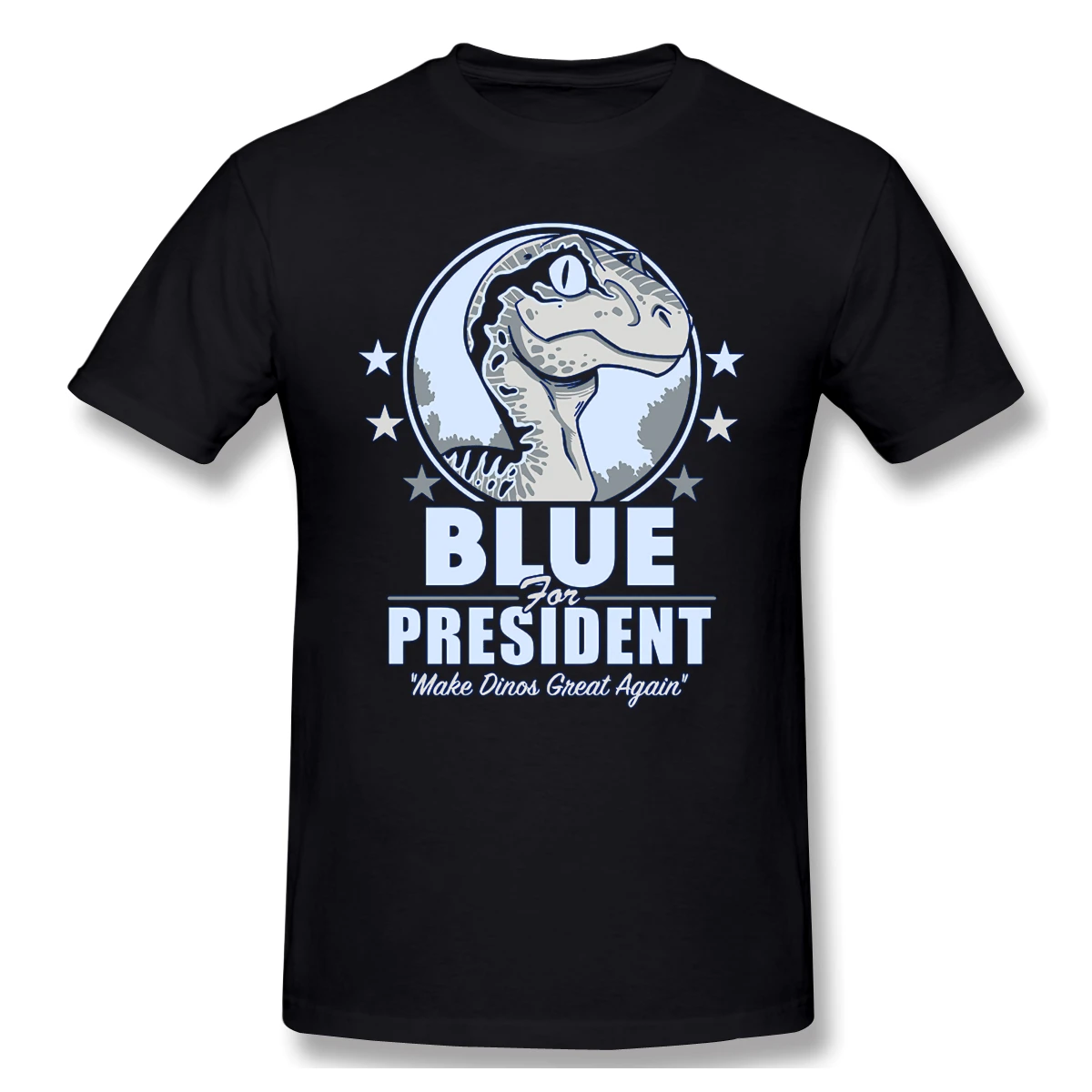 

Blue For President Men's Basic Short Sleeve T-Shirt Funny R303 Top tee USA Size