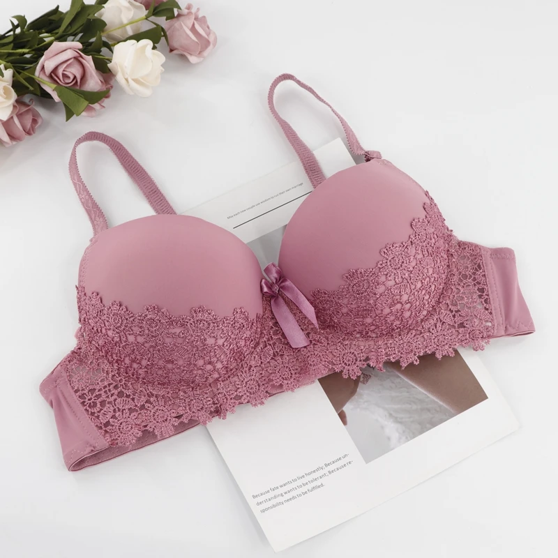 Beauwear размера плюс сексуальные женские бюстгальтеры с вышивкой пуш-ап нижнее белье дамское белье большой размер бюстгальтер Размер 38-44 B C чашка