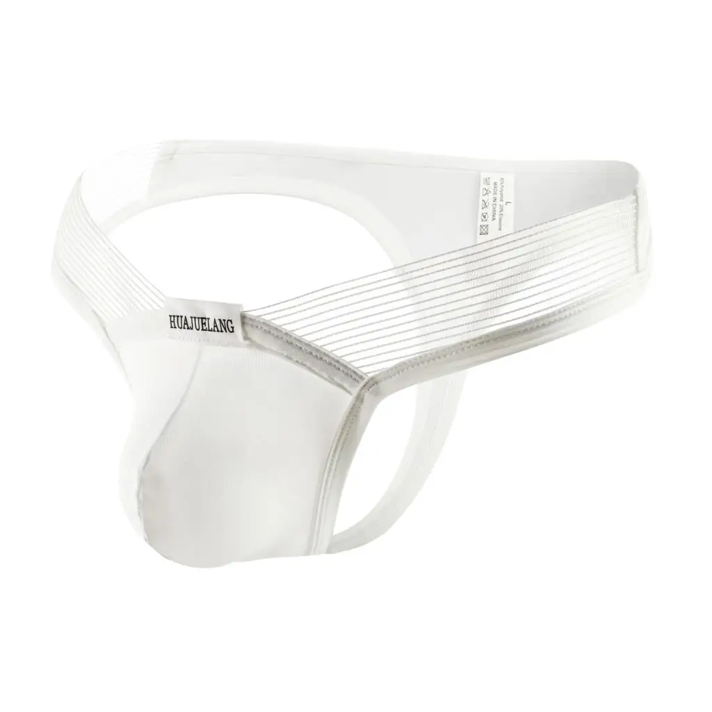 Стринги мужские сетчатые с низкой посадкой Эротические Трусы-танга из вискозы