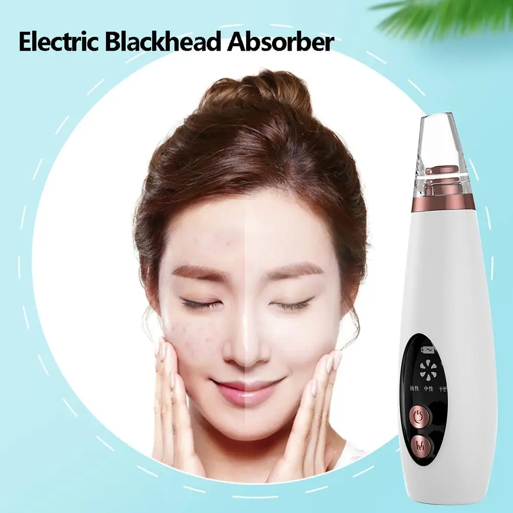 

Electric Blackhead Remover Face Deep Pore Acne Pimple Skin Tightening Prevention of Wrinkles Skin Care Device 17x4.5x4.5cm