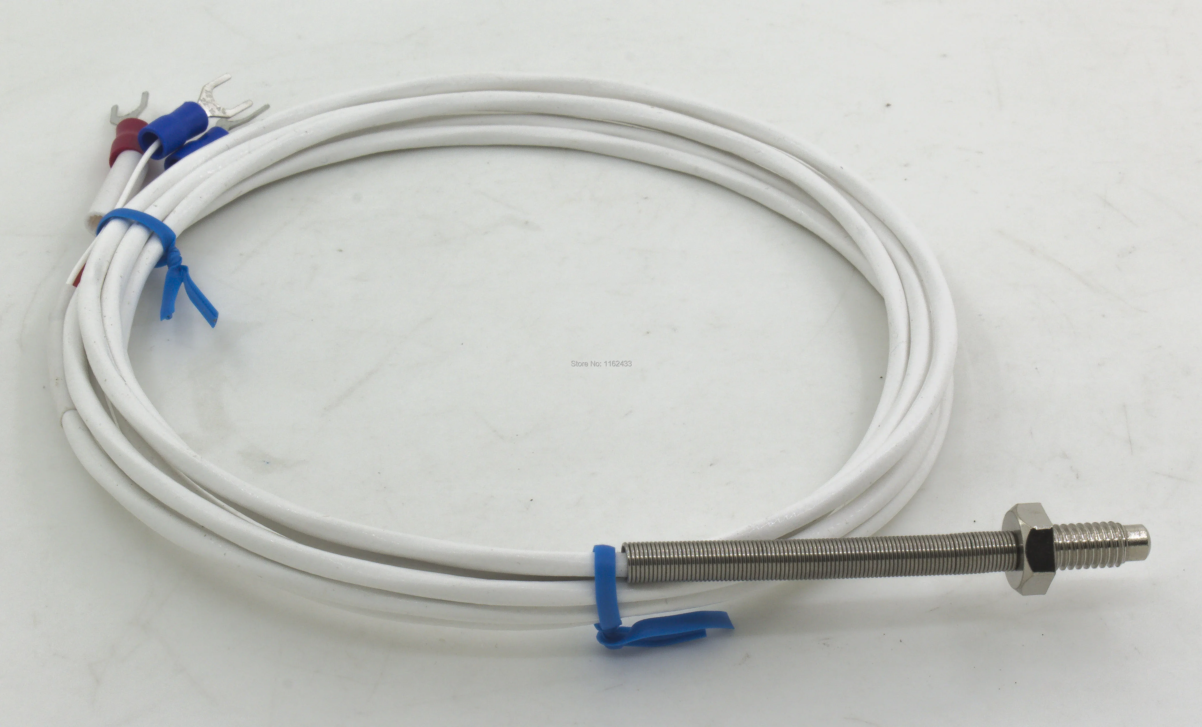 FTARB02 PT100 Тип M6 Болтовая головка с пружиной 2 м высококачественный кабель PTFE RTD винт